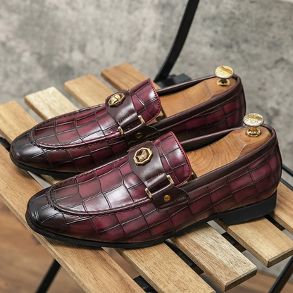 Il Borghese Modena Leather Penny Loafers